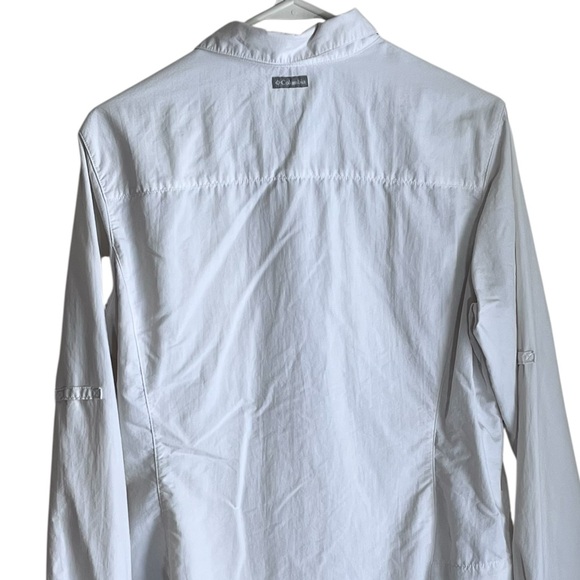 Columbia White Women’s Omni-Shade Button-Up Size XL Shirt GUC - Picture 2 of 7